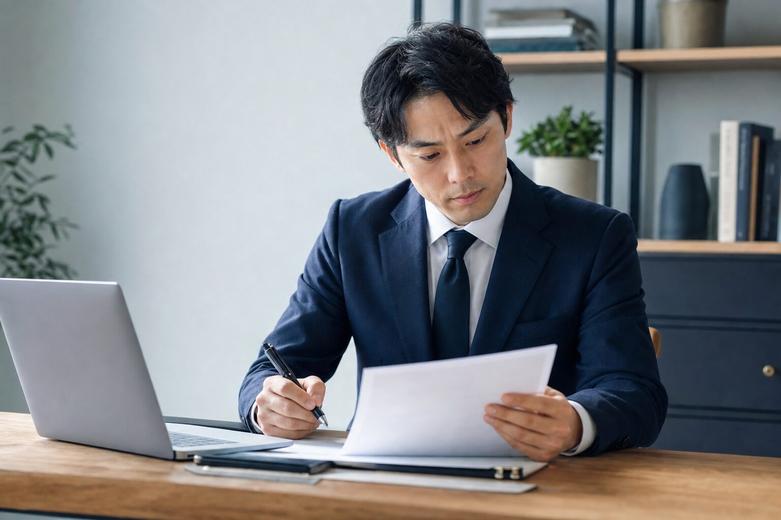 職務要約・実務経験欄を具体的に書くビジネスパーソン