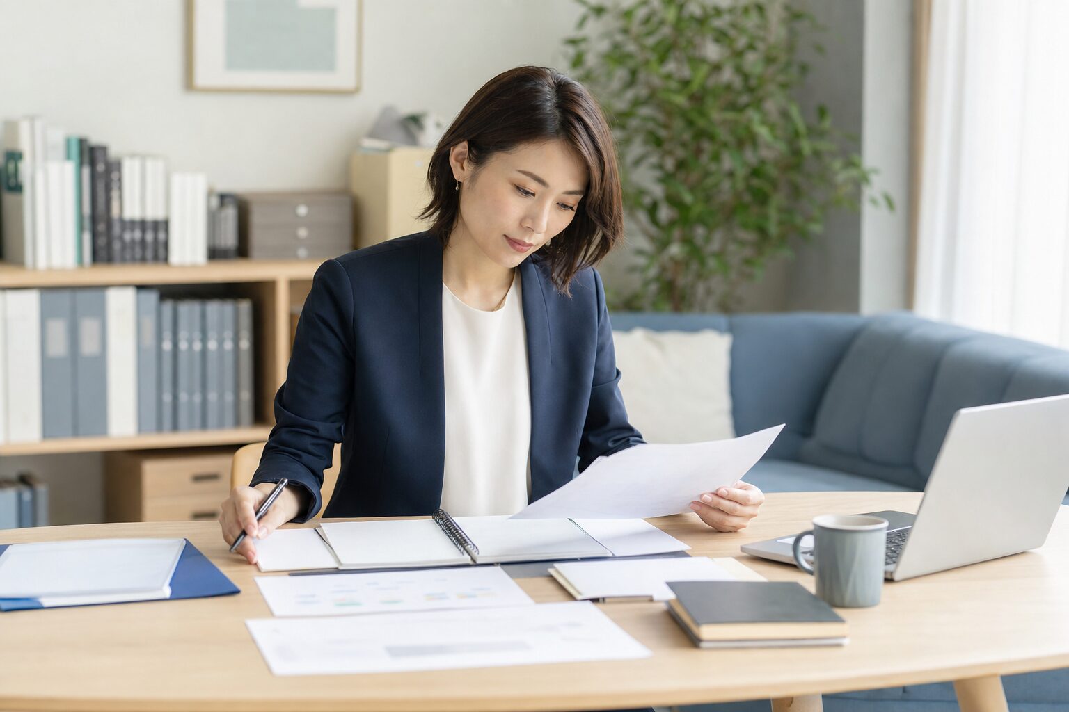 職種名が定まらない経歴を整理するビジネスパーソン